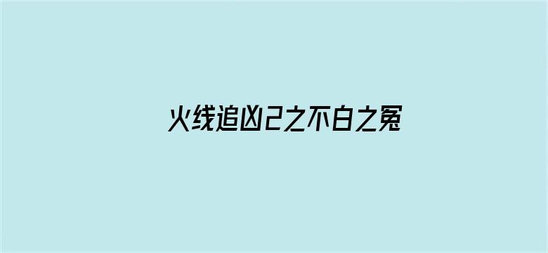 火线追凶2之不白之冤